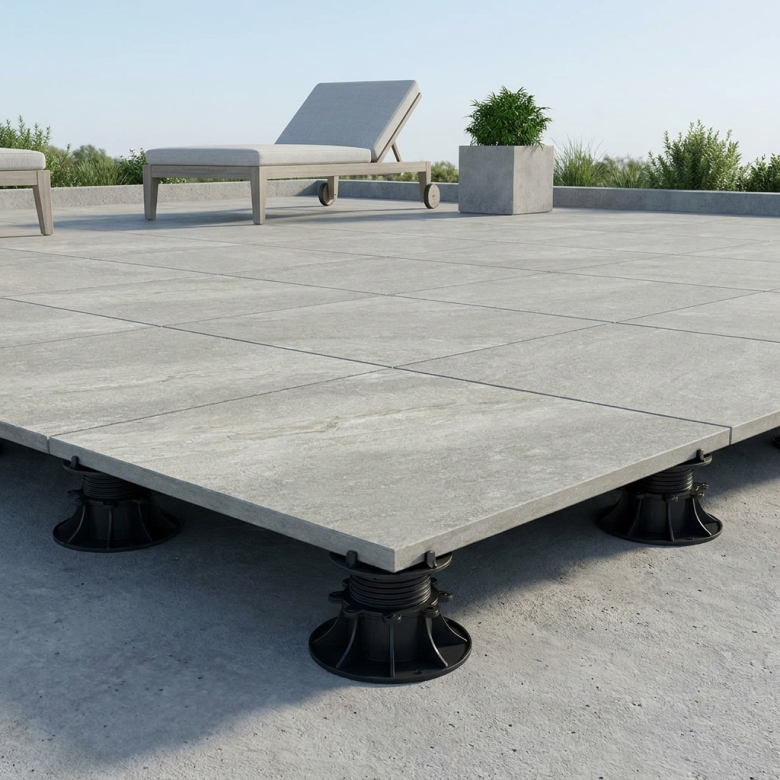 Dalle extérieur Row beige R11 60x60 cm