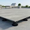 Dalle extérieur Row beige R11 80x80 cm
