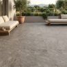 Dalle extérieur Zircon taupeR11 80x80 cm