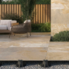 Dalle extérieur effet pierre Krabi 2.0 beige R11 60x120 cm