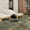 Dalle extérieur effet pierre Krabi 2.0 vert R11 60x120 cm