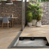 Dalle extérieur effet pierre Minéral 2.0 Beige R11 60x120 cm