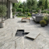 Dalle extérieur effet pierre Minéral 2.0 Grigio R11 60x120 cm