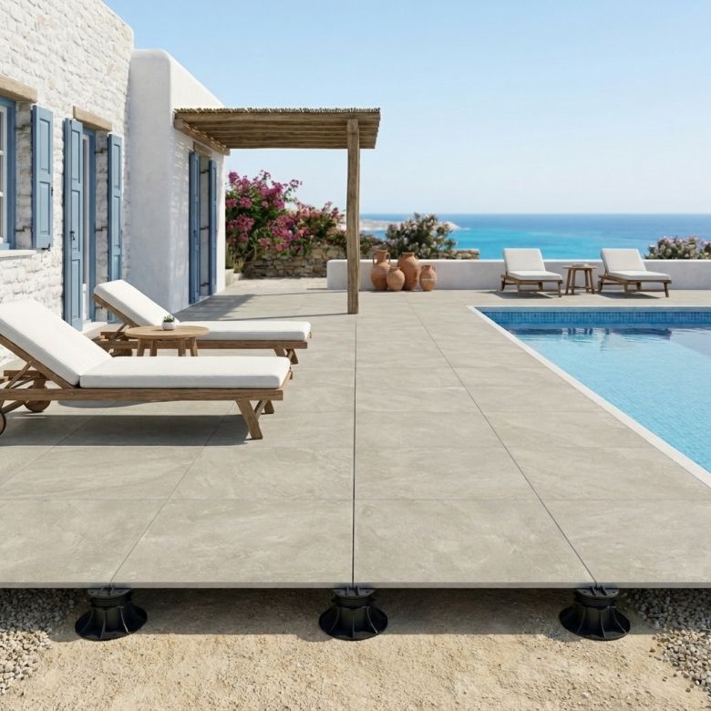 Dalle extérieur Valca 2.0 beige R11 120x120 cm