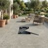 Dalle extérieur effet pierre Arezzo 2.0 Gris R11 60x120 cm