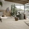 Carrelage sol effet pierre Volcania Sable60x120 cm
