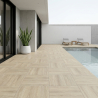 Dalle extérieur effet bois Sumatra naturel R11 60*60 cm