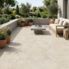 Dalle extérieur Travertinova 2.0 rustic R11 60x90 cm