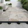 Dalle extérieur Chateau 2.0 Gris R11 60x60 cm