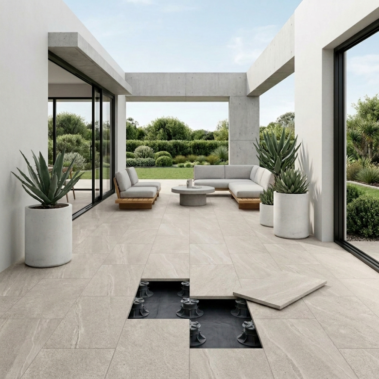 Dalle extérieur Tikal 2.0 Sable R11 60x120 cm