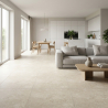 Carrelage sol effet Travertin Tivertino Naturel 100x100 cm