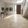 Carrelage sol effet Travertin Tivertino Terre 60x60 cm