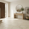 Carrelage sol effet Travertin Tivertino Naturel 60x30 cm