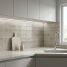 Carrelage mur Antica blanc perlé 10x30 cm