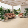 Dalle extérieur effet bois Amazonia 2.0 beige R11 29,5x120 cm