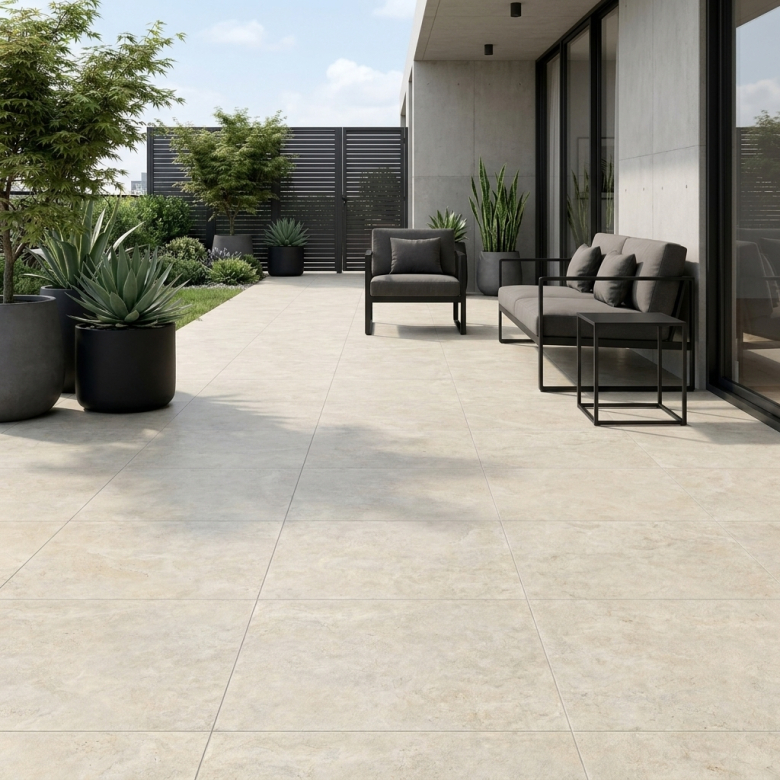 Dalle extérieur Bosa 2.0 naturel R11 60x60cm