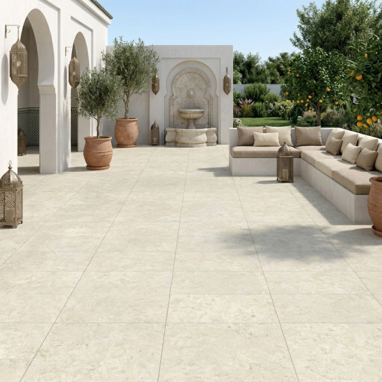 Dalle extérieur Sassari 2.0 beige R11 60x60cm
