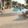 Carrelage sol extérieur effet bois Tree deck honey R11 22.5x90 cm