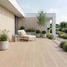 Carrelage sol extérieur effet bois Tree deck honey R11 22.5x90 cm