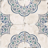  Carrelage sol effet carreaux de ciment Freesia Mariana 20x20 cm