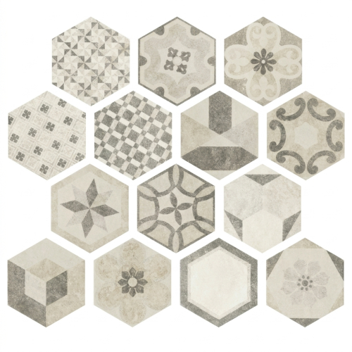 Carrelage sol hexagonal Anubis Classic 20x17,5 cm