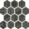 Carrelage sol hexagonal Anubis Frame 20x17,5 cm