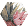 Carrelage sol et mur hexagonal Jungle decors aruba blanco 23*27 cm