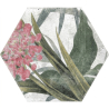 Carrelage sol et mur hexagonal Jungle decors aruba blanco 23*27 cm
