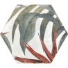 Carrelage sol et mur hexagonal Jungle decors aruba blanco 23*27 cm