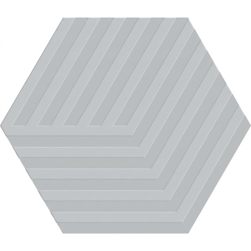 Carrelage sol hexagonal Bird cube pearl 14x16 cm