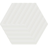 Carrelage sol hexagonal Bird cube white 14x16 cm