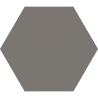 Carrelage sol hexagonal Bird grey 14x16 cm