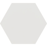 Carrelage sol hexagonal Bird white 14x16 cm