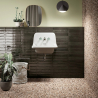 Carrelage sol effet terrazzo Crovato terracotta micro 20x20 cm