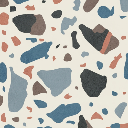 Carrelage sol Clean blue mix 20x20 cm
