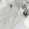 Carrelage sol et mur effet marbre mat Granito gold 120x260 cm