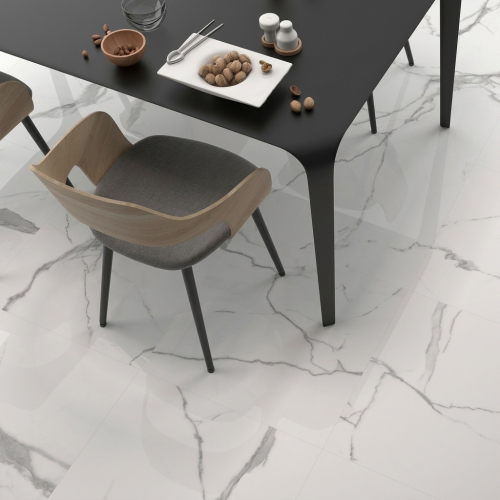 Carrelage sol brillant...
