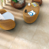 Carrelage sol effet pierre Etna travertin beige 60*60 cm