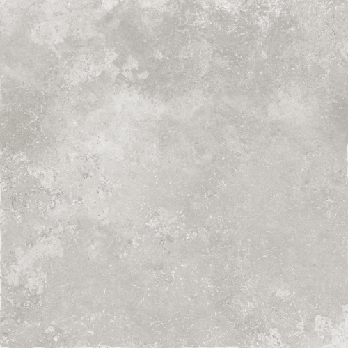 Carrelage sol effet pierre travertin Soleto gris 100x100 cm