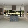 Carrelage sol effet béton Inédit perle 60x120 cm