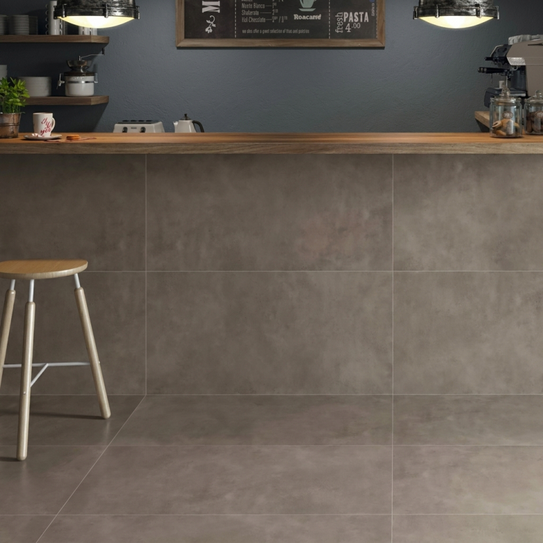 Carrelage sol moderne Allure taupe 60*120 cm