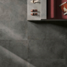 Carrelage sol moderne Vertige black 30x60 cm
