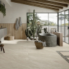 Carrelage sol effet pierre Volcania Sable 30x60 cm