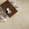 Carrelage sol effet pierre Dolomie miel 60x120 cm