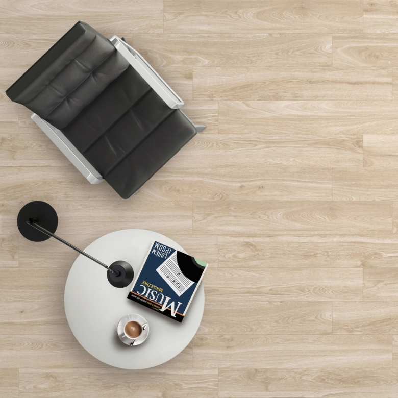 Carrelage sol extérieur effet bois Bosquet beige clair R11 20x120 cm