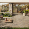 Carrelage sol extérieur effet pierre Abbaye fenis R11 multi-formats
