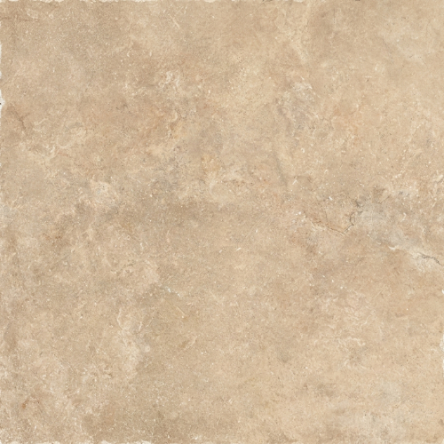 Carrelage sol extérieur effet pierre travertin Soleto Naturel R11 100x100 cm