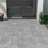 Carrelage sol extérieur effet pierre Link Perle R11 90x90 cm