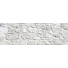 Carrelage effet parement Maduro blanc 32x89 cm