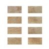 Carrelage sol extérieur effet pierre de bali Futura gold R11 30x60,4 cm